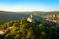 Tsarevets Fortress in Veliko Tarnovo in a beautiful summer day, Bulgaria 2023