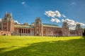 Tsaritsyno manor on a Sunny summer evening. The Grand Palace in the Tsaritsyno Museum-reserve