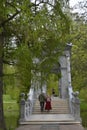 Tsarskoe Selo Pushkin bridge stairs