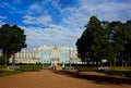 Tsarskoye Selo in the morning Royalty Free Stock Photo