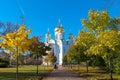 Tsarskoye Selo (Pushkin). Saint-Petersburg. Russia. Church of St Catherine Martyr Royalty Free Stock Photo