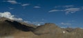 Tsemo Namgyal Monastery seen from Shanti Stupa, Leh, ladakh, India Royalty Free Stock Photo