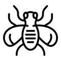 Tsetse insect buzz icon outline vector. Dangerous disease