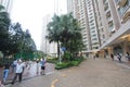 Tseung Kwan O street view in Hong Kong Royalty Free Stock Photo