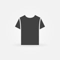 Tshirt icon. Vector t-shirt symbol Royalty Free Stock Photo