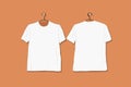 Tshirt mockup white for your design Royalty Free Stock Photo