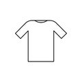 Tshirt outline icon