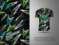 Tshirt sports modern camouflage design for racing, jersey, cycling, football, gaming Royalty Free Stock Photo