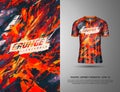 Tshirt sports grunge background for racing, jersey, cycling, fishing, football, gaming Royalty Free Stock Photo