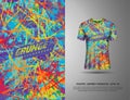 Tshirt sports grunge background for racing, jersey, cycling, fishing, football, gaming