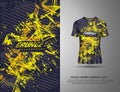 Tshirt sports grunge texture background for soccer jersey, downhill, cycling, football, gaming