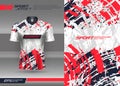 Sports jersey abstract texture design for sublimation, football, racing, gaming, motocross, cycling Royalty Free Stock Photo