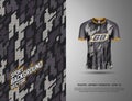 Tshirt sports modern camouflage design for racing, jersey, cycling, football, gaming