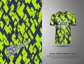 Tshirt sports modern camouflage design for racing, jersey, cycling, football, gaming Royalty Free Stock Photo