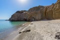 Tsigrado beach, Melos, Greece Royalty Free Stock Photo