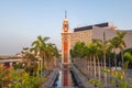 Tsim Sha Tsui Clock Tower in Kowloon, Hong Kong, China Royalty Free Stock Photo