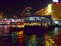 Harbour and Star Ferry in Hong Kong city Royalty Free Stock Photo