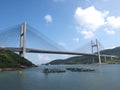 Tsing ma bridge Royalty Free Stock Photo