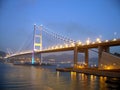 Tsing ma bridge Royalty Free Stock Photo