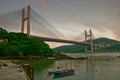 Tsing Ma Bridge Royalty Free Stock Photo