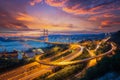 Tsing ma bridge Royalty Free Stock Photo