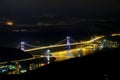 Tsing Ma Bridge night view