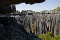 Tsingy de Bemaraha. Typical landscape. Madagascar. Royalty Free Stock Photo