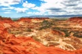 The Tsingy Rouge Red Tsingy in the region of Diana in northern Madagascar Royalty Free Stock Photo