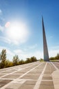 Tsitsernakaberd - The Armenian Genocide memorial and museum in Yerevan, Armenia. Royalty Free Stock Photo