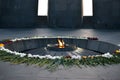 Tsitsernakaberd is a monument dedicated to the victims of the Armenian genocide