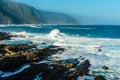 Tsitsikamma national park, landscape Indian ocean waves, rocks. South Africa, Garden Route