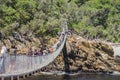 2017 storms river mouth suspension bridge tsitsikamma Royalty Free Stock Photo
