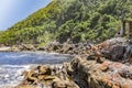 Tsitsikamma storms river suspension bridge Royalty Free Stock Photo