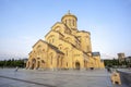 Tsminda Sameba, Holy Trinity Cathedral in Tbilisi Royalty Free Stock Photo