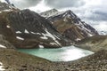 Suraj Taal Lake on the way to Leh Royalty Free Stock Photo