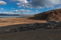 Tso moriri lake of himalaya mountain in ladakh, leh india