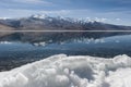 Tso moriri lake of himalaya mountain in ladakh, leh india