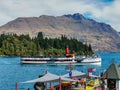 TSS Earnslaw in Queenstown Royalty Free Stock Photo