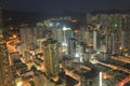 Tsuen Wan district at night Royalty Free Stock Photo