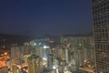 Tsuen Wan district at night Royalty Free Stock Photo