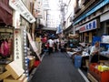 Tsukiji fish market, Tokyo, Japan Royalty Free Stock Photo