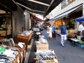 Tsukiji fish market, Tokyo, Japan Royalty Free Stock Photo