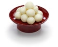 Tsukimi Dango, traditional japanese rice dumpling