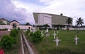 Tsunami memorial house and cemetery