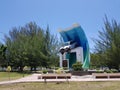 The Broken Car at Tsunami Memorial Park in Calang, Aceh Jaya