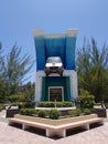 The Broken Car at Tsunami Memorial Park in Calang, Aceh Jaya