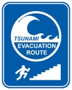 Tsunami pedestrian