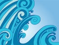 Tsunami Tidal Wave Royalty Free Stock Photo