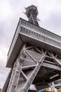 Tsutenkaku tower famous landmark in the Shinsekai district of Osaka, Japan Royalty Free Stock Photo
