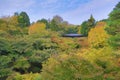 Tsutenkyo Bridge at Tofukuji Temple Royalty Free Stock Photo